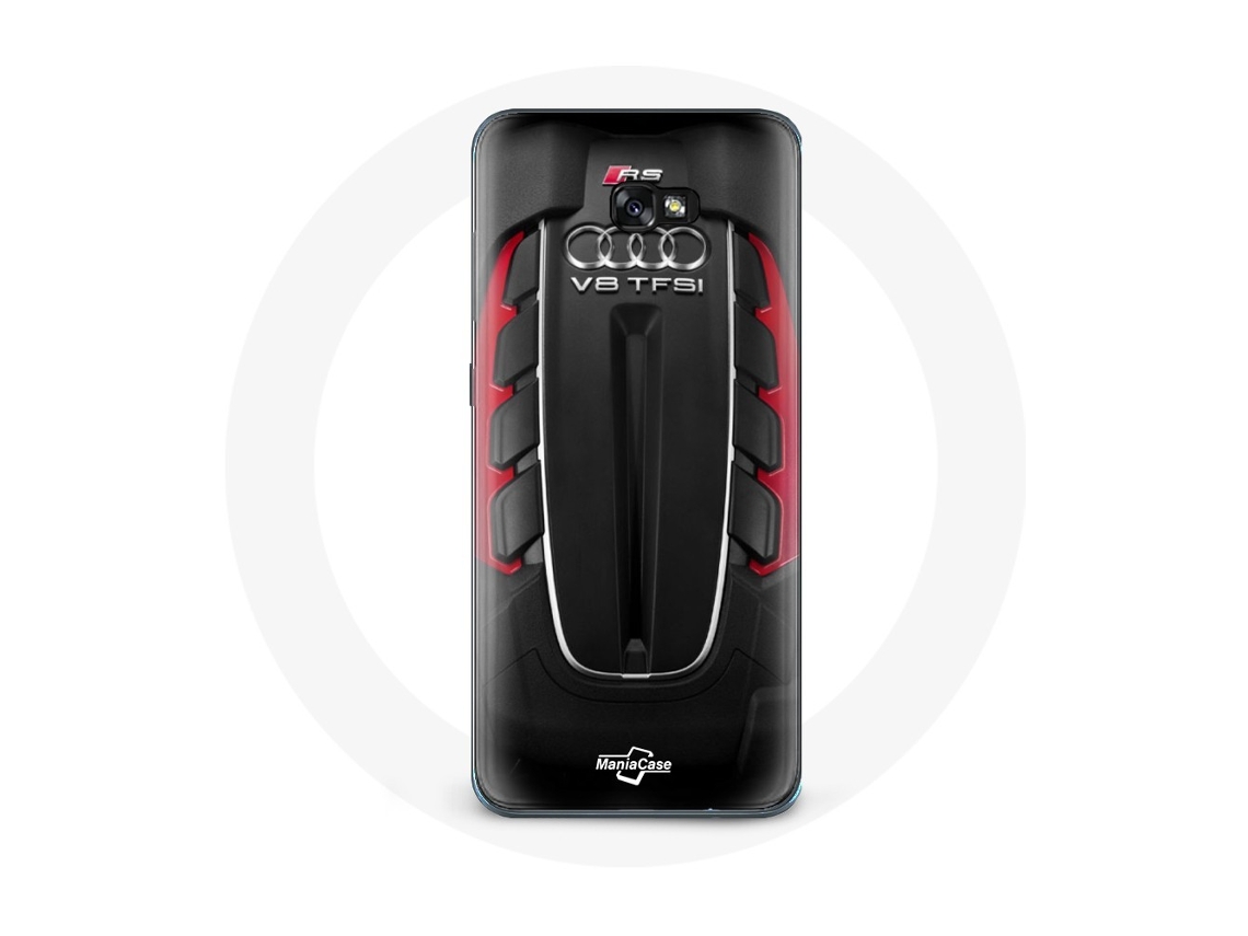 Capa para Samsung Galaxy A3 2017 Audi RS logotipo vermelho