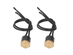 Interruptor Termostático À Prova D'água Ksd301 Sem Arco Com Fio M4 Controle Térmico 2 Peças