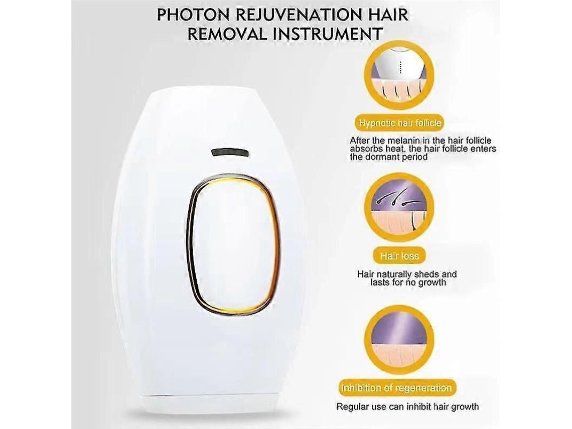 Depilador A Laser Pulsado De 5 Níveis Para A Área Do Biquíni, Indolor, Para Remoção De Pelos Faciais, Aparador Elétrico, Rosa, Com Plugue Austral