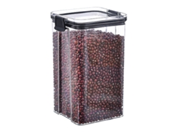 Latas Herméticas Transparentes Pet 1300ml para Cereais e Alimentos Secos | S/MARCA