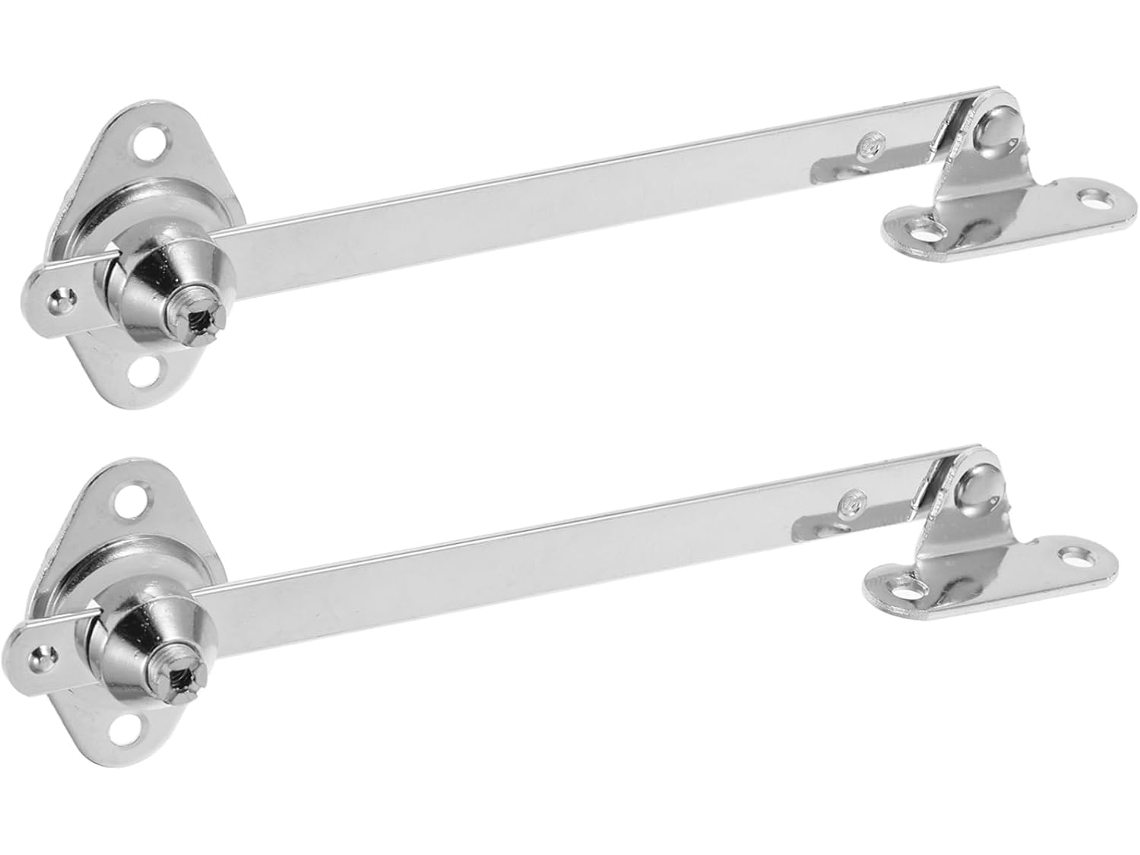 Conjunto De 2 Hastes Suporte Em Aço Inoxidável Com Dobradiça