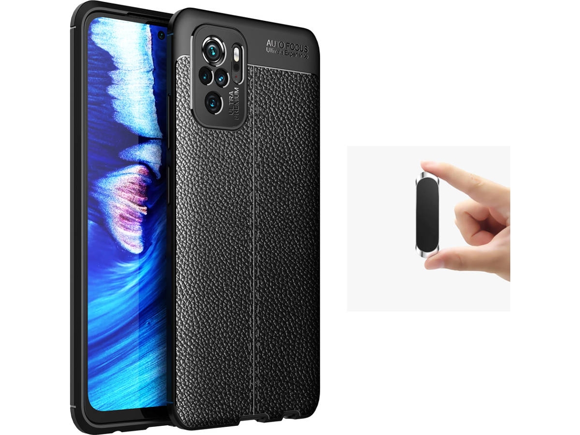 Capa e Suporte Xiaomi Poco M3 Rugged Leather