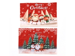 Toalhas De Mesa Natal Decorativas Resistentes Ao Calor