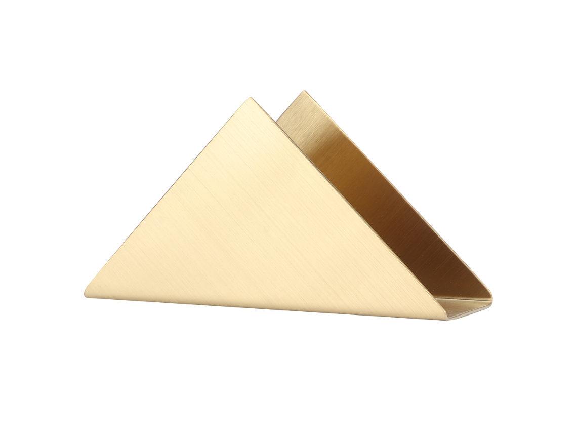 Porta toalhas Triangular de Aço Inoxidável Dourado AUTO MARCA