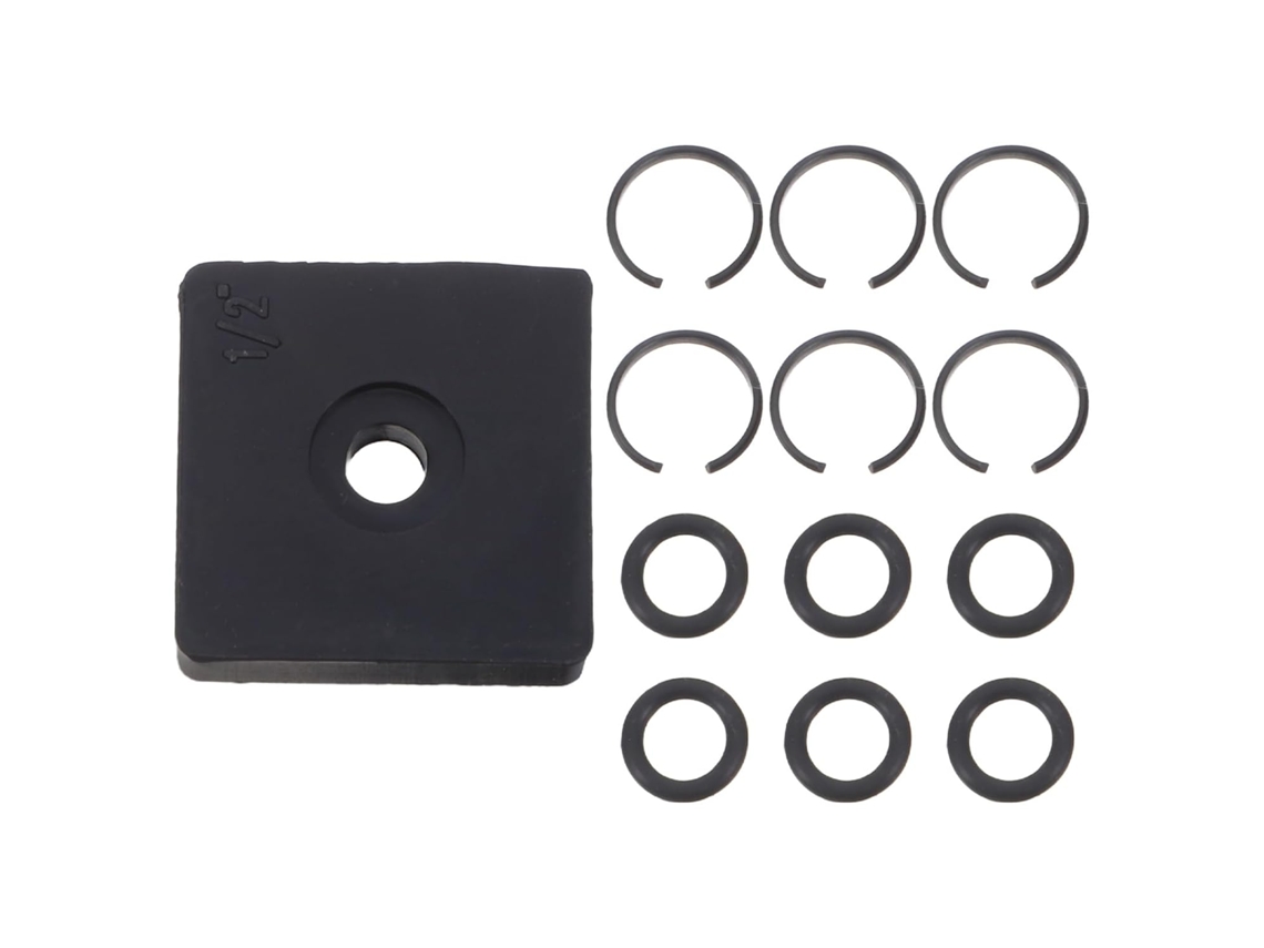 Conjunto De 13 Peças Clipes Retenção Impacto 3/8" Com Anéis, Mola Para Chaves Kit