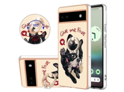 Capa De Celular Imd Dupla Face Galvanizada Com Suporte De Anel
