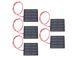 Laxiscreed Painel Solar Miniatura 2v 150ma Com Fios De 30cm Para Projetos De Energia Solar