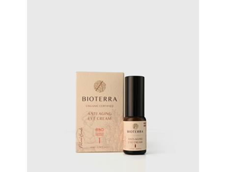 BIOTERRA Bio Anti Aging Olhos Creme 15Ml Revitalizante Regenerador Hidratante Cosméticos Naturais