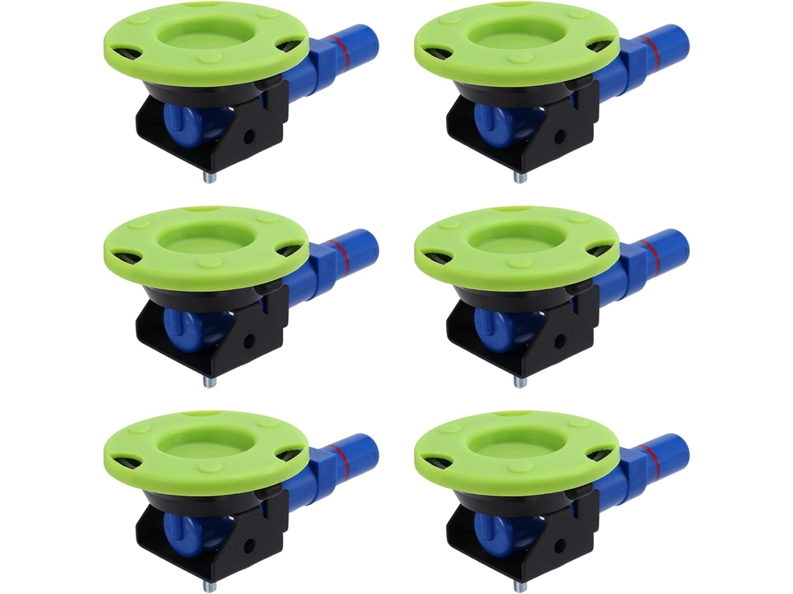 6 Ventosas Côncavas De 3 Polegadas, Bomba Manual Resistente De 75 Mm Com Pino Roscado M6
