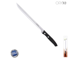 Faca de Cozinha de Trinchar Presunto Aspen Lâmina de Aço Inoxidável 25 cm Preto ORYX