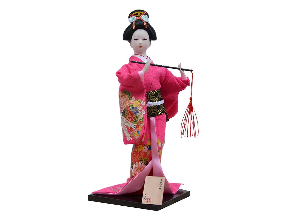 Figurina De Kimono Japonês 12 Polegadas, Decoração Para Restaurante, Melhora Espaço De Jantarstyle A