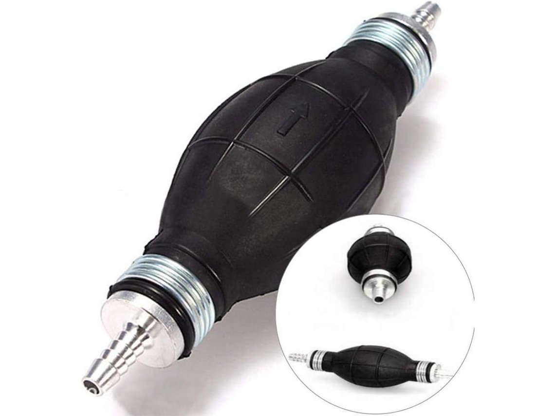 Bomba De Combustível Manual De Borracha E Alumínio 6mm Para Carros, Motos, Barcos E Helicópteros
