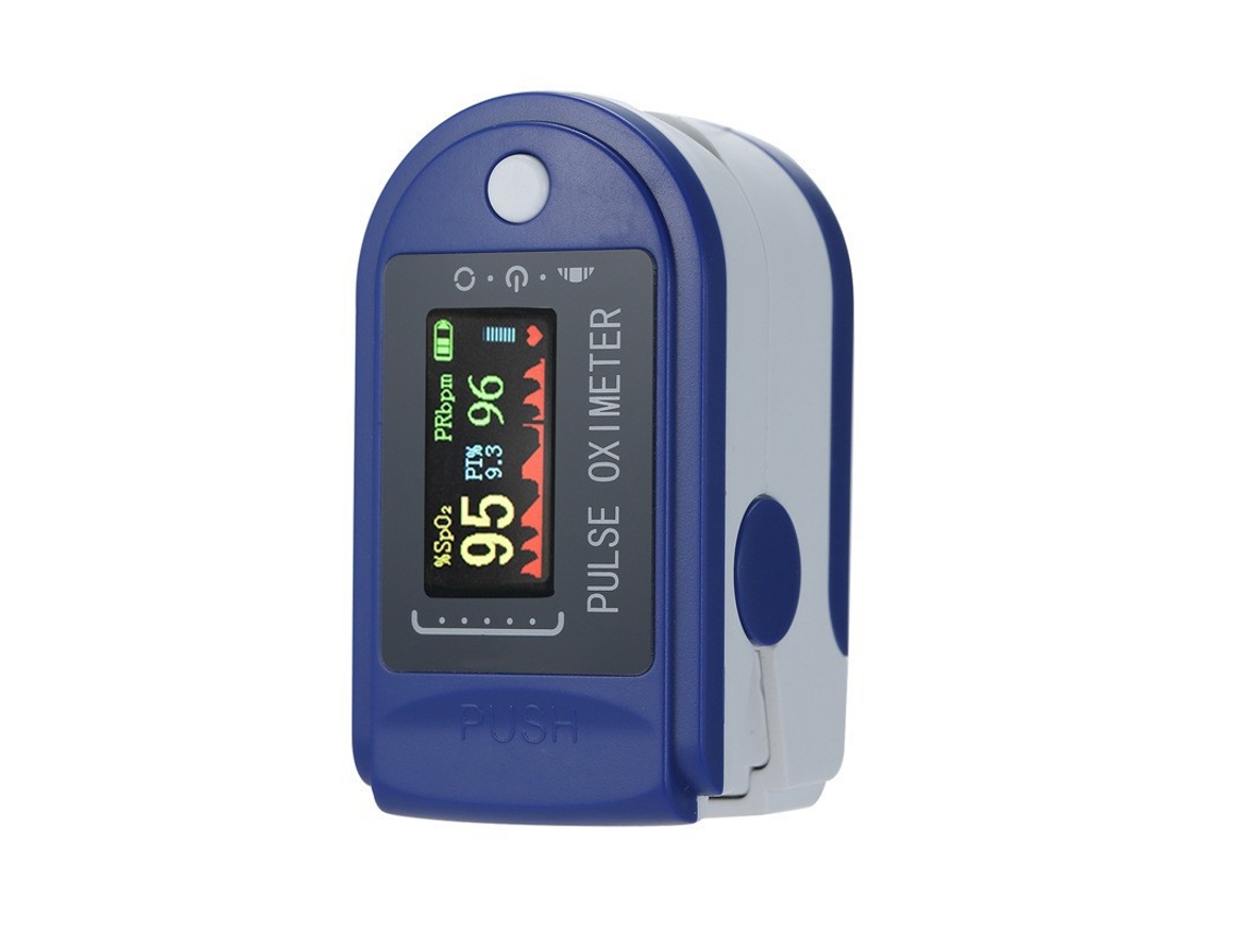 Oxímetro Dedo Portátil com Ecrã Tft, Monitor Saturação e Batimento Cardíaco, para Desporto Ou Repouso STELASPLEN