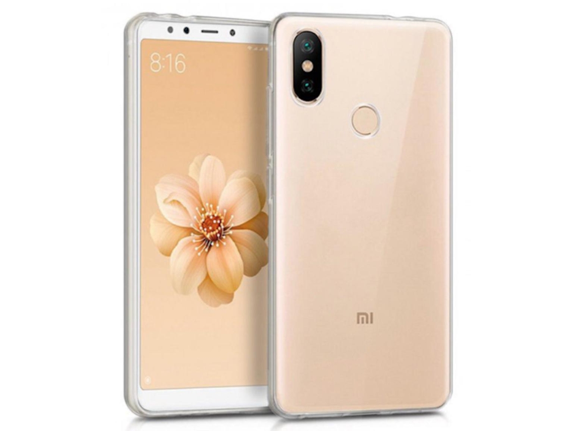 Xiaomi Mi 6x / Mi A2 (4g) Capa Transparente Silicone Tpu Gel Capa Gtr Protetor De Tela De Vidro Temperado Movilearvayotoy