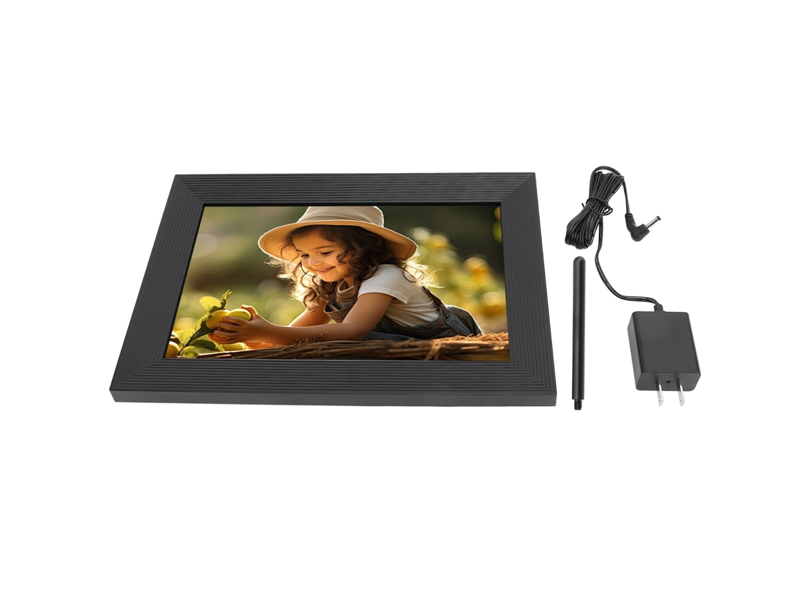 Quadro Digital LAXISCREED 10.1'' Ips Touchscreen Us Plug Preto