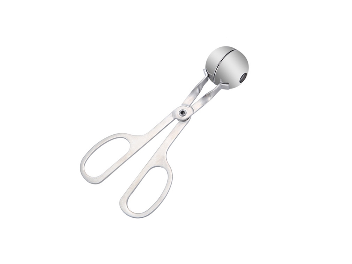 Fabricante De Almôndegas Aço Inoxidável 304, Prata, 3,5x17,5cm, Ferramenta Cozinha