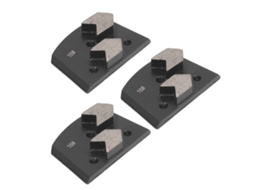 Laxiscreed Sapatilhas De Moagem Diamantadas Para Concreto, Modelo Trapezoidal