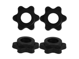 Conjunto De 4 Porcas Autotravantes Para Barras Levantamento Peso,