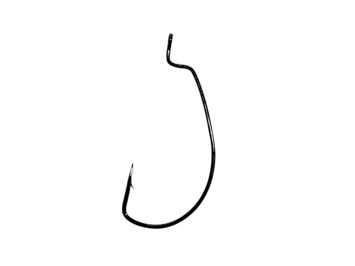 Conjunto de 5 Ganchos GAMAKATSU Worm Offset Ewg 4/0