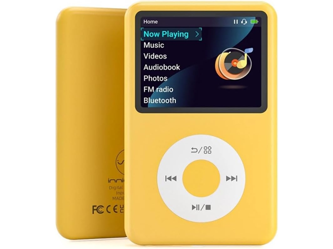 Reprodutor De Música Mp3 Portátil 128 Gb Com Bluetooth, Tela Sensível