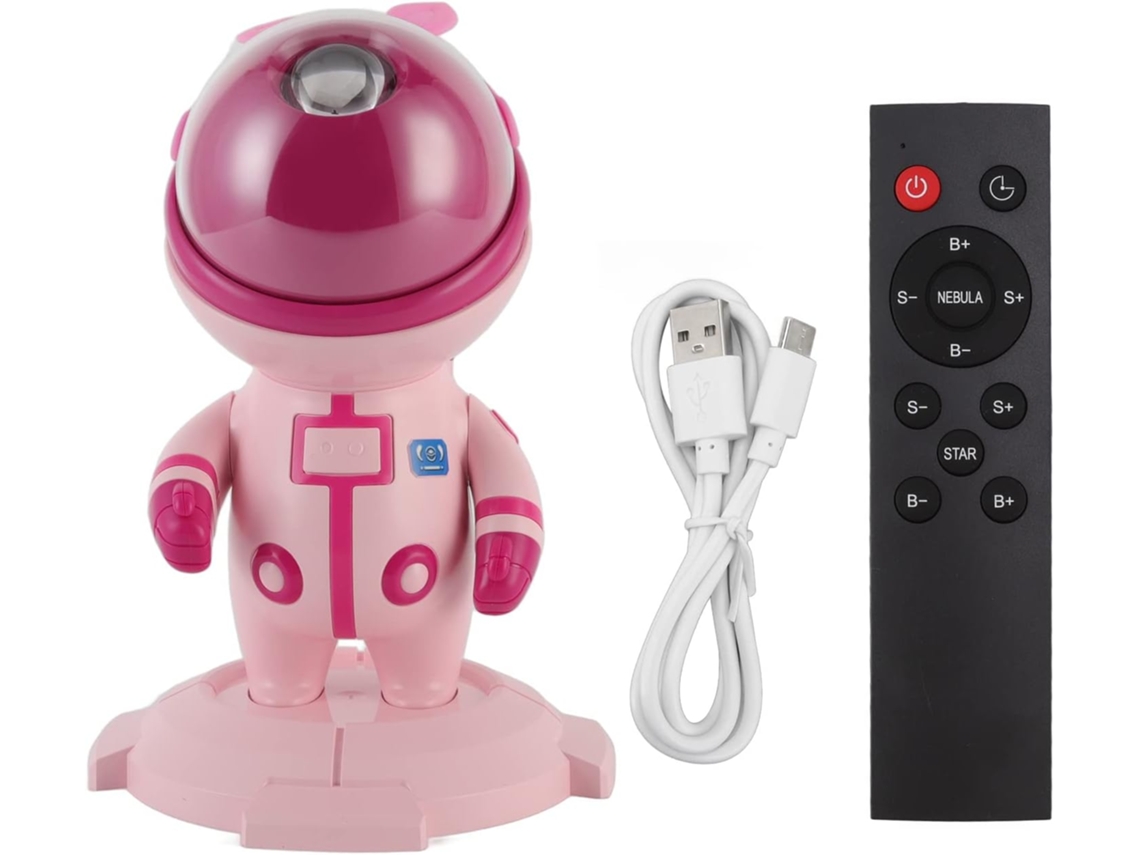 Projetor De Luz Noturna Led Em Formato Estrela, Usb, Com Design