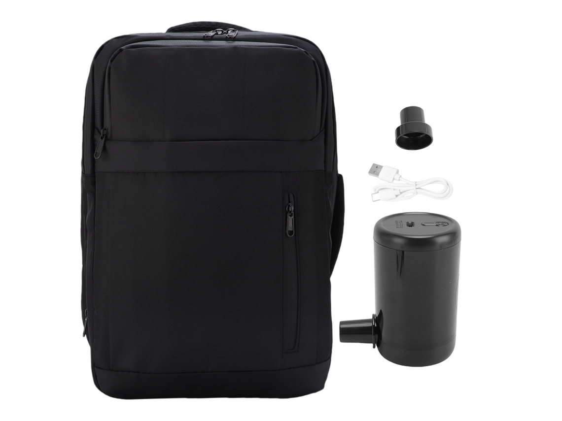Mochila de Compressão a Vácuo com Bomba Expandível 36l 55l Resistente À Água para Laptop 17.3 Polegadas