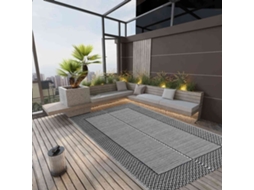 Vidaxl Tapete De Exterior 190x290 Cm Arakil Pp Cinzento