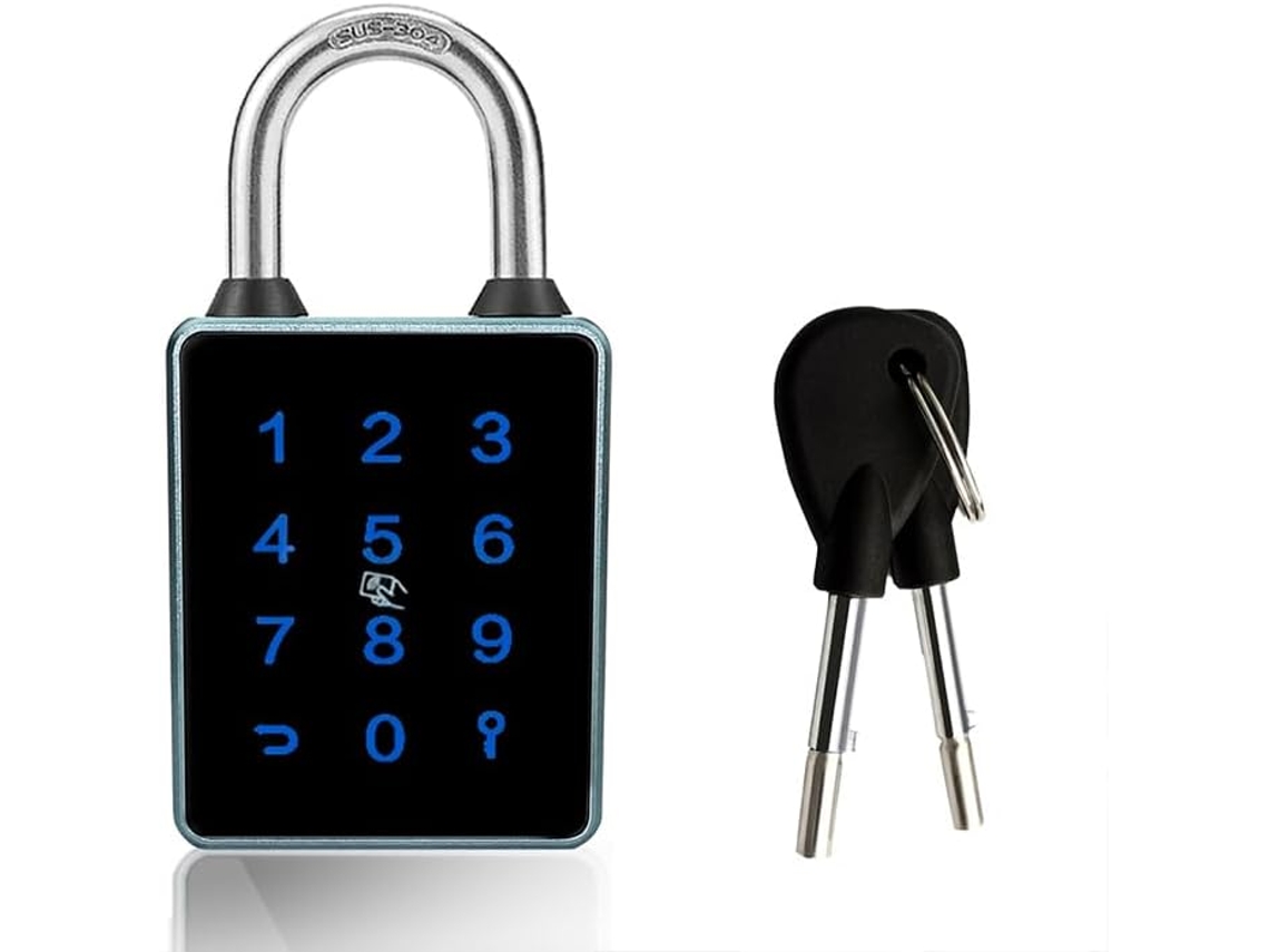 Cadeado Eletrônico Ttlock Com Senha, Tela Sensível Ao Toque, Chave