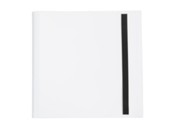 Ats carpeta de Cartas de Jogos com 12 Bolsos para 480 Cartas Resistente a Arranhões, Impermeável e Anti pó Album de Cartas Branco