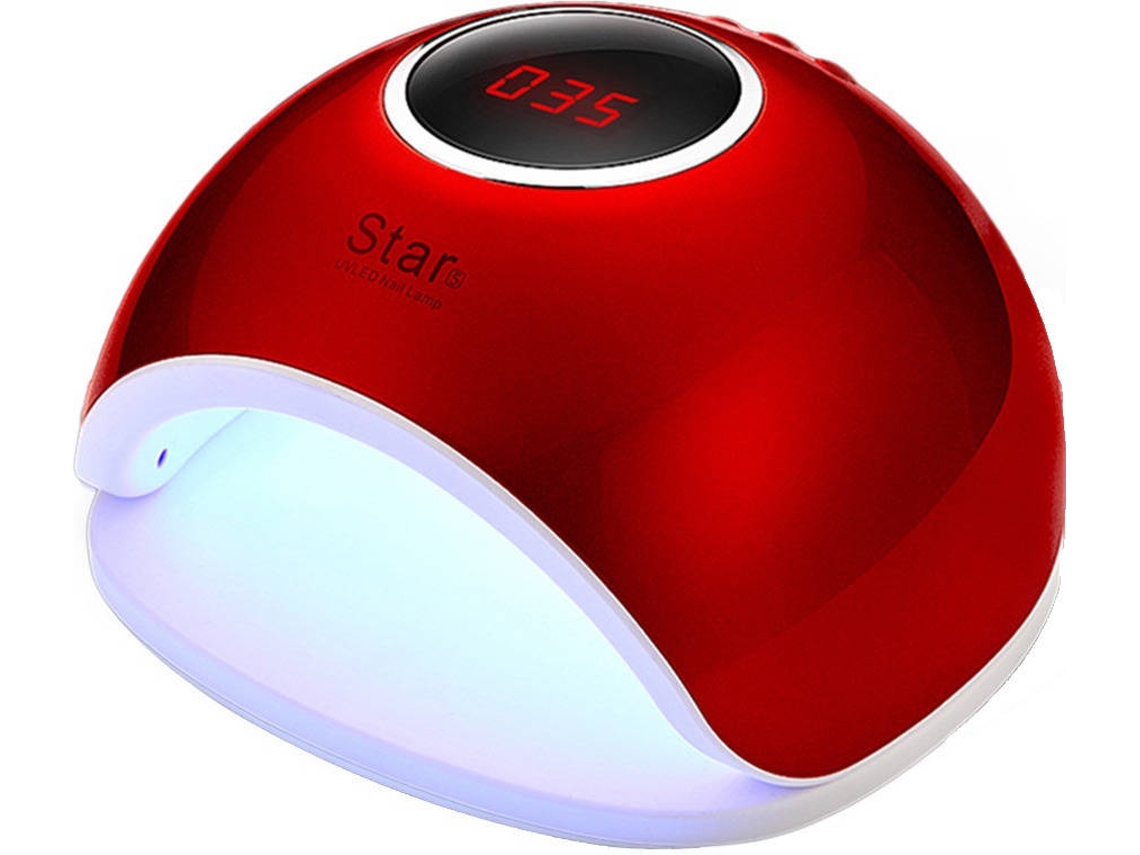 Secador de Unhas RAINSOLID Star5 Ultravioleta (Vermelho)