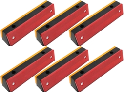 Conjunto de 6 Placas Refletivas de Segurança Rodoviária para Entradas de Garagem. SFUSHOS