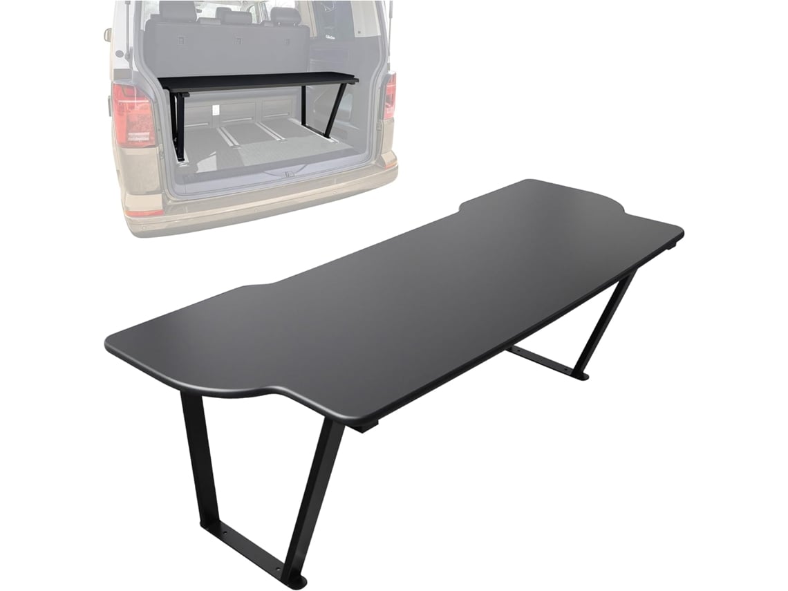 Chromemaster Cama Plegável Multiflexboard Para Vw Multivan 2003-2015 Com Mesa E Prateleira