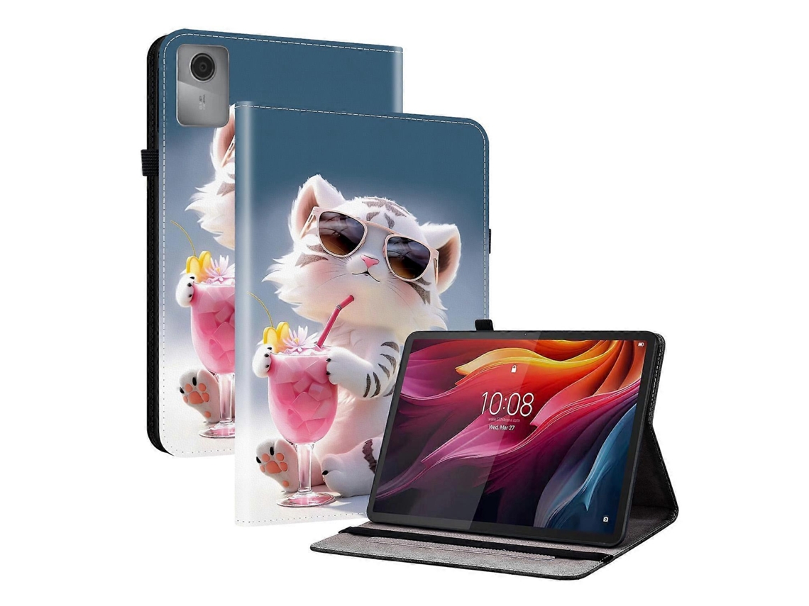 Capa de couro para tablet com textura de cristal colorido Webake