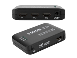 Interruptor Hdmi 2.0 (3 Entradas, 1 Saída)