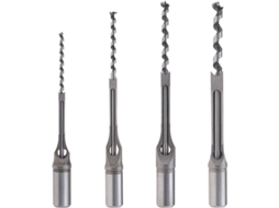 Kit de 4 Brocas para Furos Quadrados de Carpintaria S/MARCA