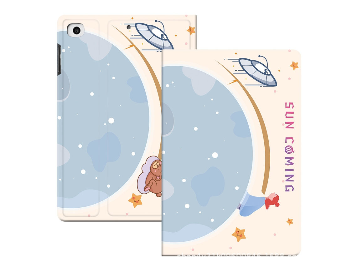 Capa Para Ipad Mini 6/7-8,3 Polegadas, Capa Protetora Flexível De Tpu Com Detalhes Em Earth Layer Siurn