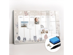 Quadro Magnético Decorativo Planeador De Animais Para O Escritório Espelharte (90x60 Cm)