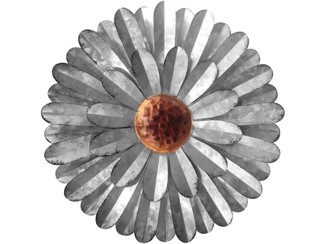 Decoração Parede Interna Ferro Forjado Pingente Floral Suspenso Ornamento Flores Estar Quarto Nórdica Moderna GOKOCO