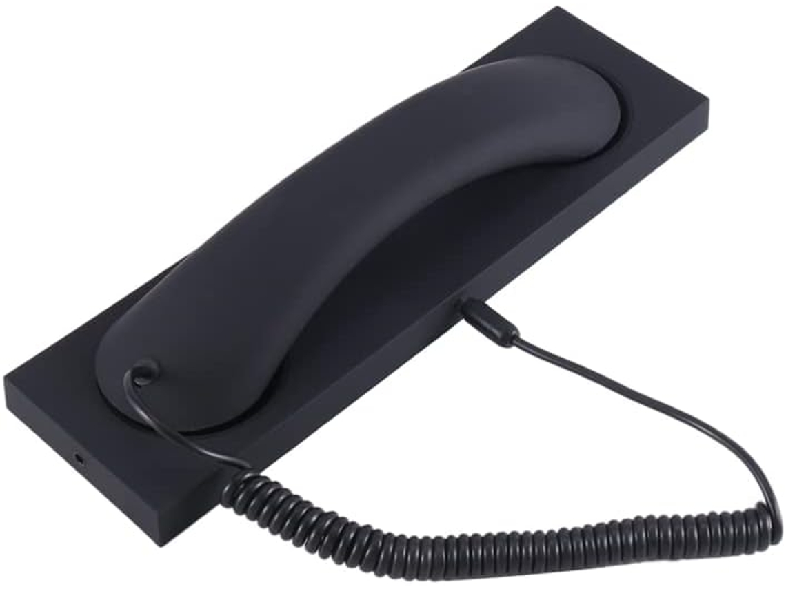 Fone de Ouvido Universal Retrô com Receptor e Microfone Fixo de 3,5 Mm. SFUSHOS