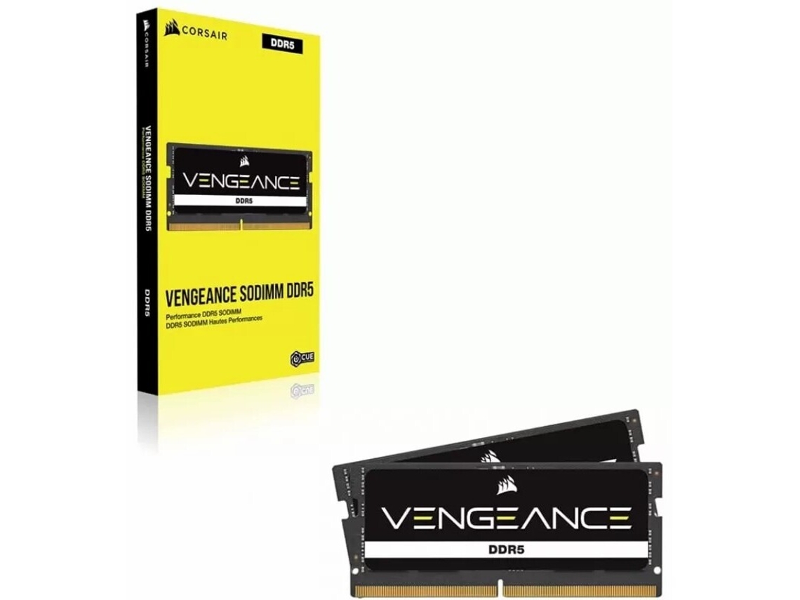 Memória RAM DDR5 CORSAIR Vengeance (2 x 32 GB - 4800Mhz - C 40)