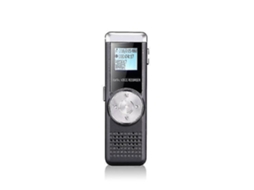 Gravador Digital Ditafone De 16 Gb, Gravador De Voz Mp3 Para Conferência/reunião/aula Yizhood (preto)