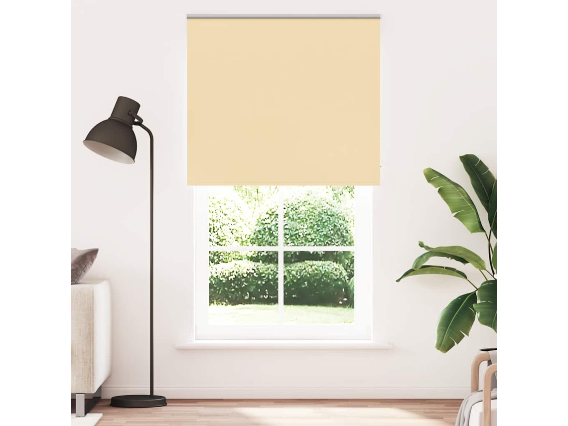 Vidaxl Persiana De Enrolar 130x210 Cm Largura Tecido 126,6cm Poliéster