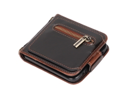 Capa de Couro LAXISCREED para Samsung Z Flip 3