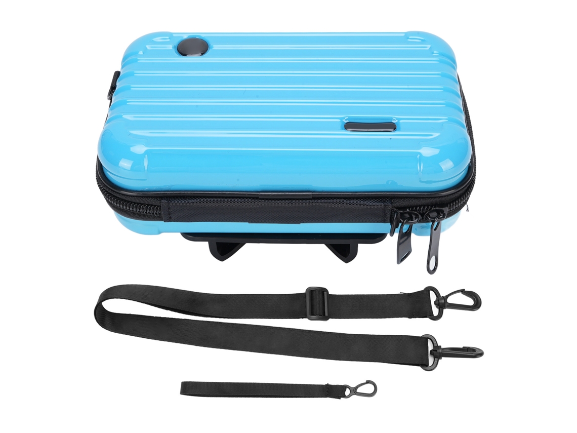 Bolsa Frontal Mali para Bicicleta, Plegável, PVC, Preto com Capa Dura
