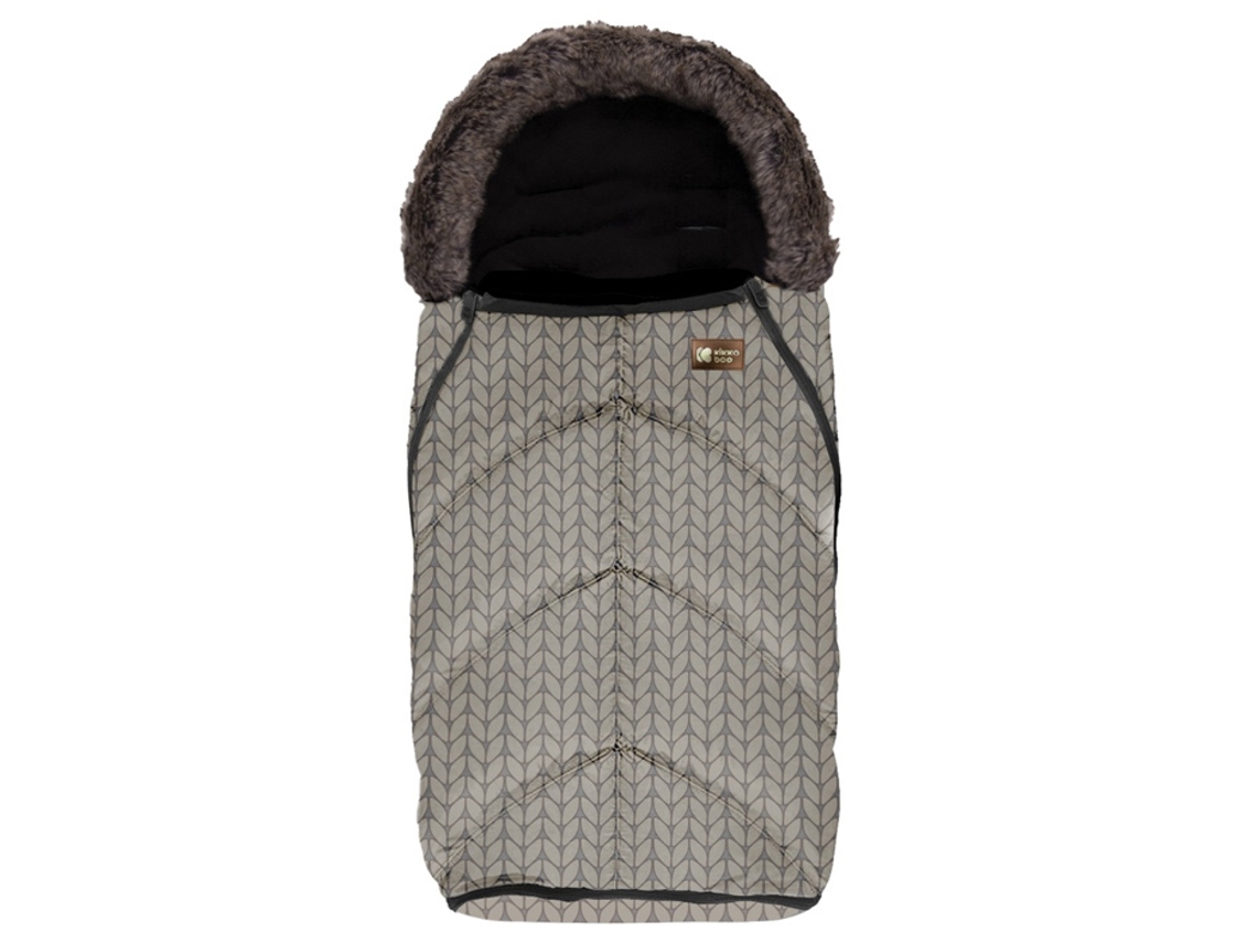 Saco para Carrinho KIKKABOO Shiny Nylon Snow Braids