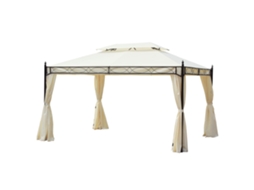 Paredes Laterais Gazebo 3x3m 2 Unidades Janela Verde Escuro