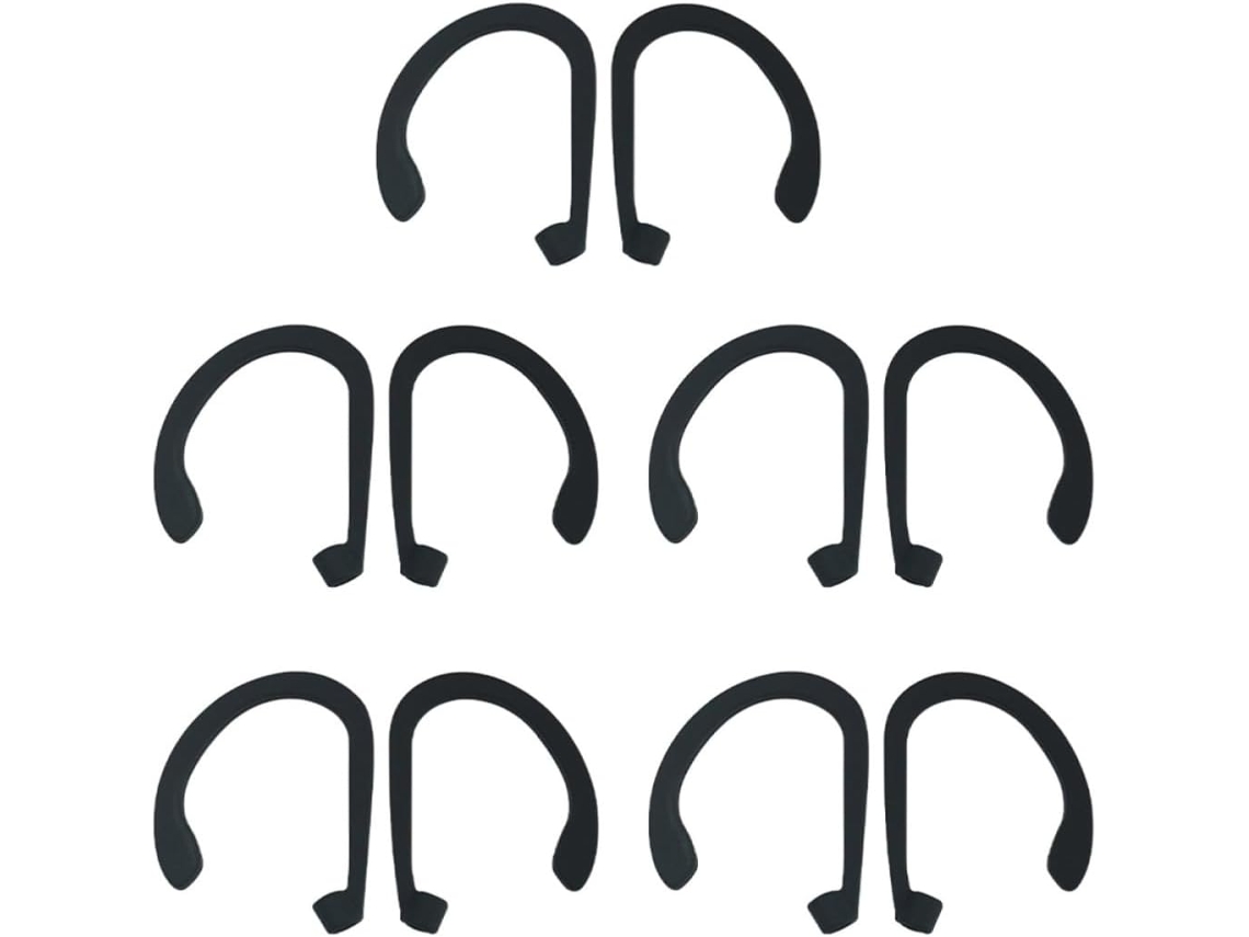 Besportble Crochês Silicone Para Écouteurs Sans Fil 5 Pares, Proteção E Manutenção Confortável Para Uso E