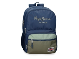 Mochila Escolar Adap. 46cm 2c Pepe Jeans Arwyn Azul Marinho