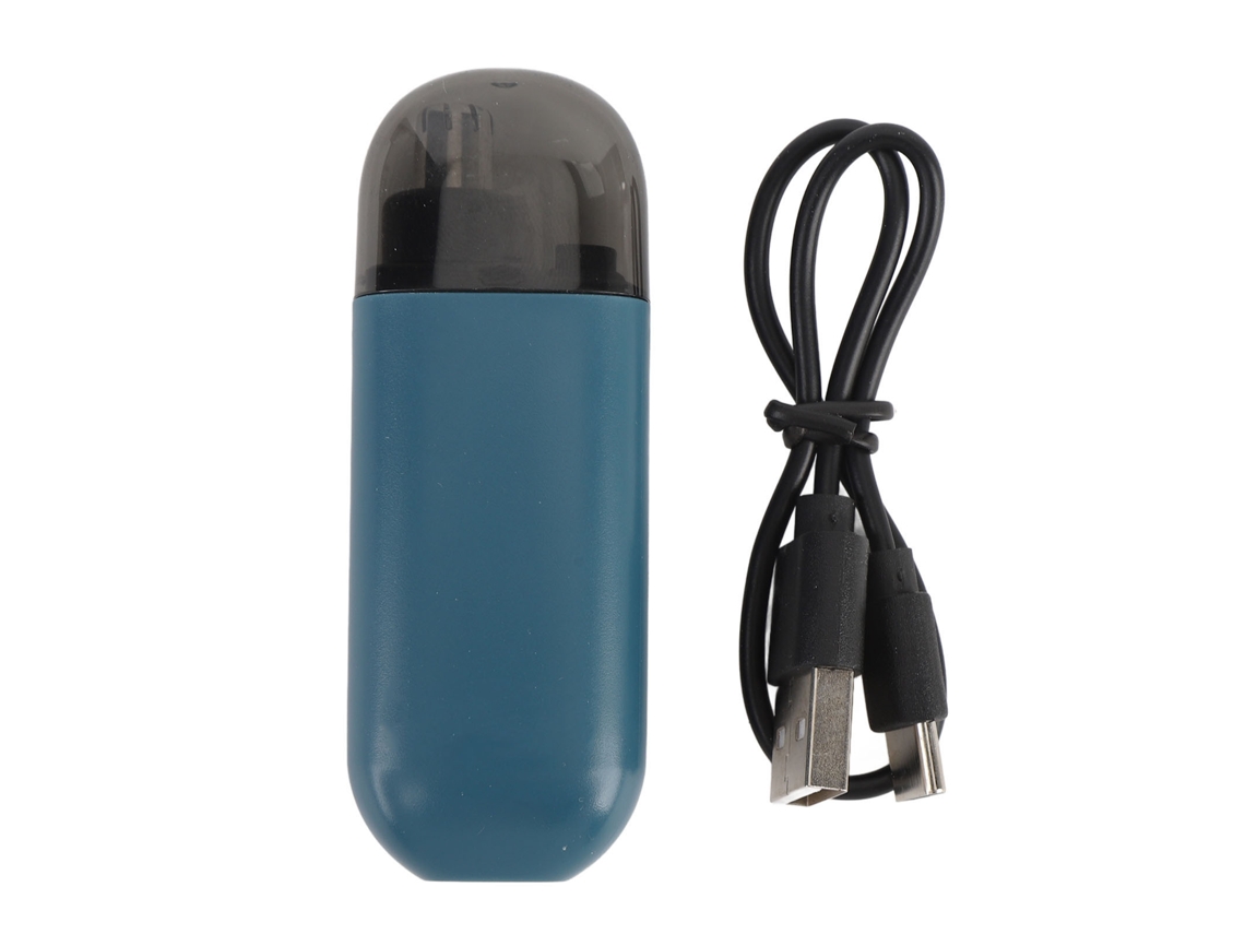 Aetheria aparador de Cabelo do Nariz Elétrico Recarregável Portátil Tamanho Viagem para Homens Azul Escuro