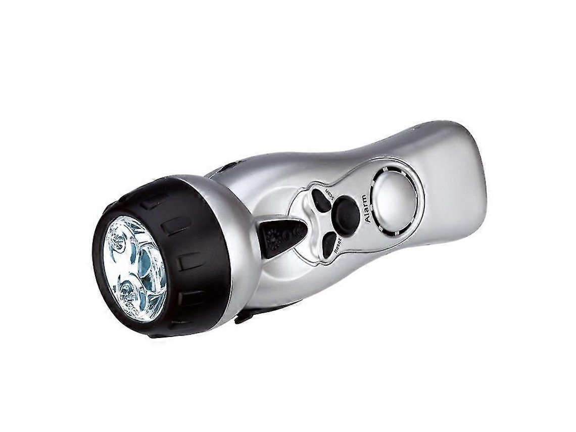 Lanterna Led Recarregável, Lanterna Multifuncional De Manivela, Alarme De Carregamento, Rádio, Lanterna De Acampamento Ao Ar Livre Olysi Shop